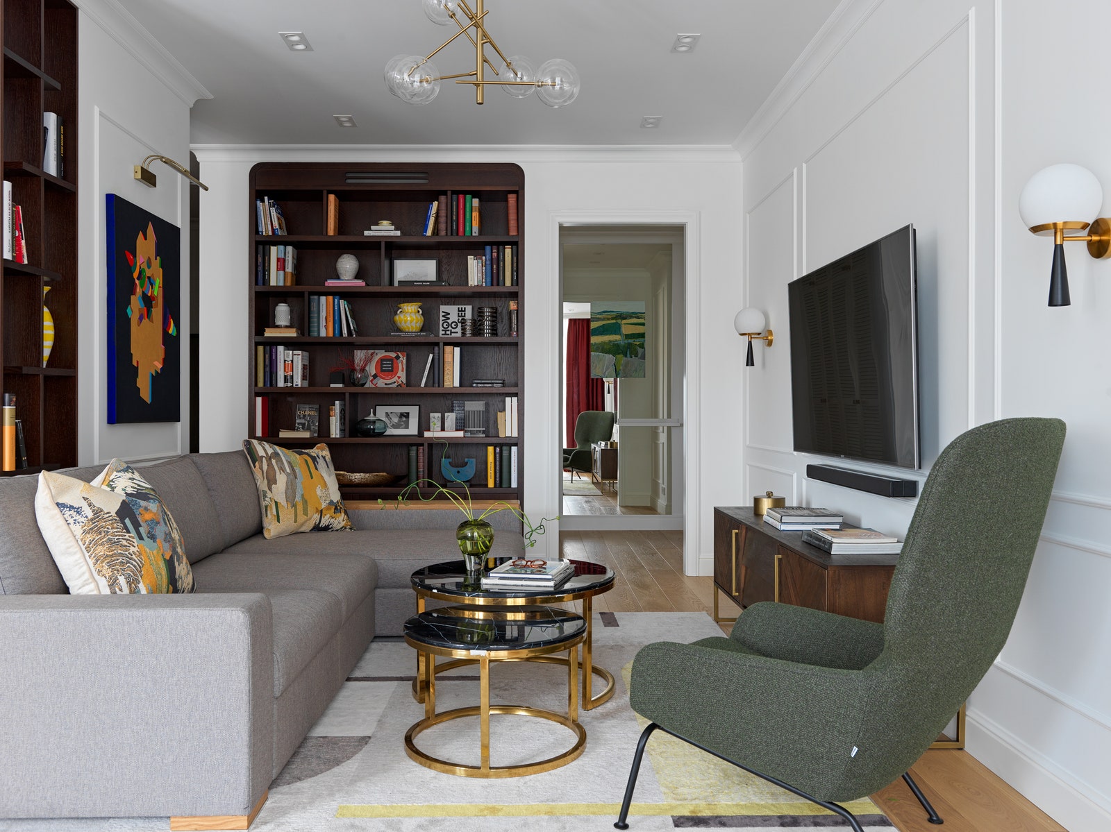 隐藏式储物系统 | 打造整洁又美观的客厅-75