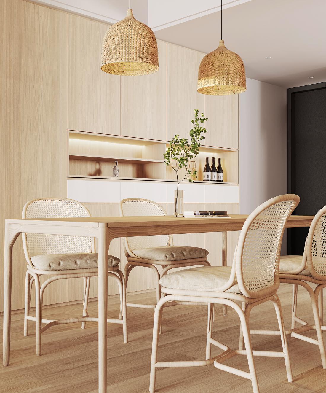 日式原木风温润住宅-16