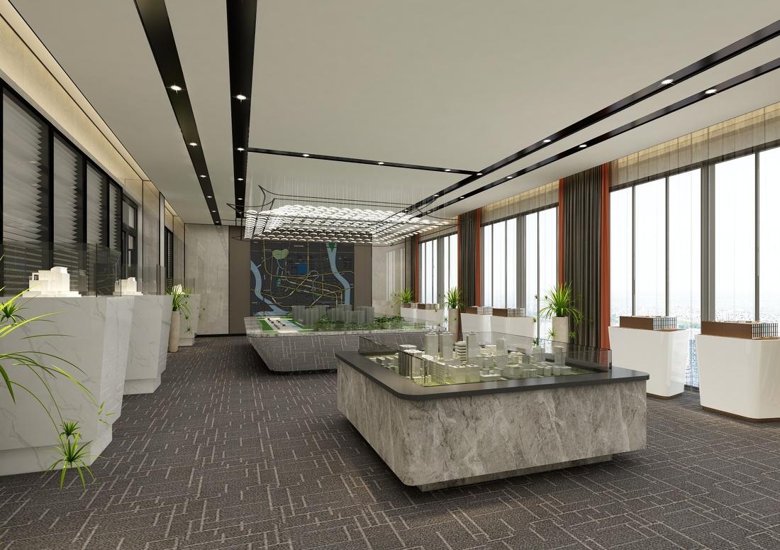 办公售楼大厅-8