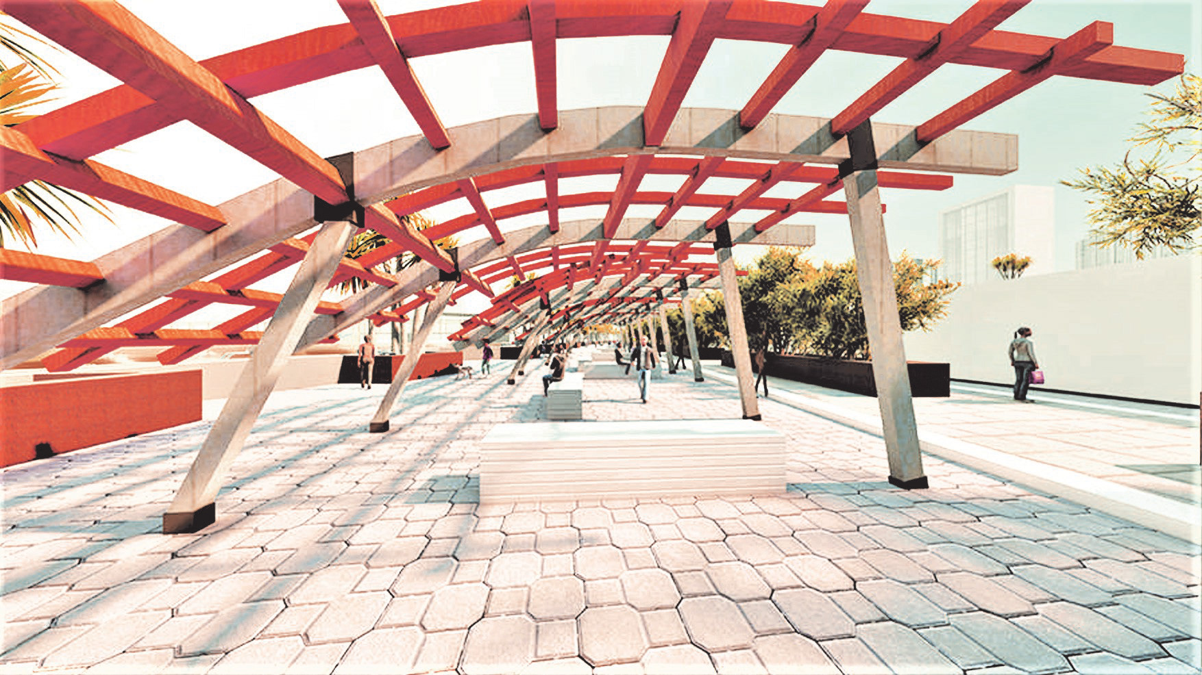 城市空间项目 杰济拉公园丨开罗大学工程学院建筑系-13