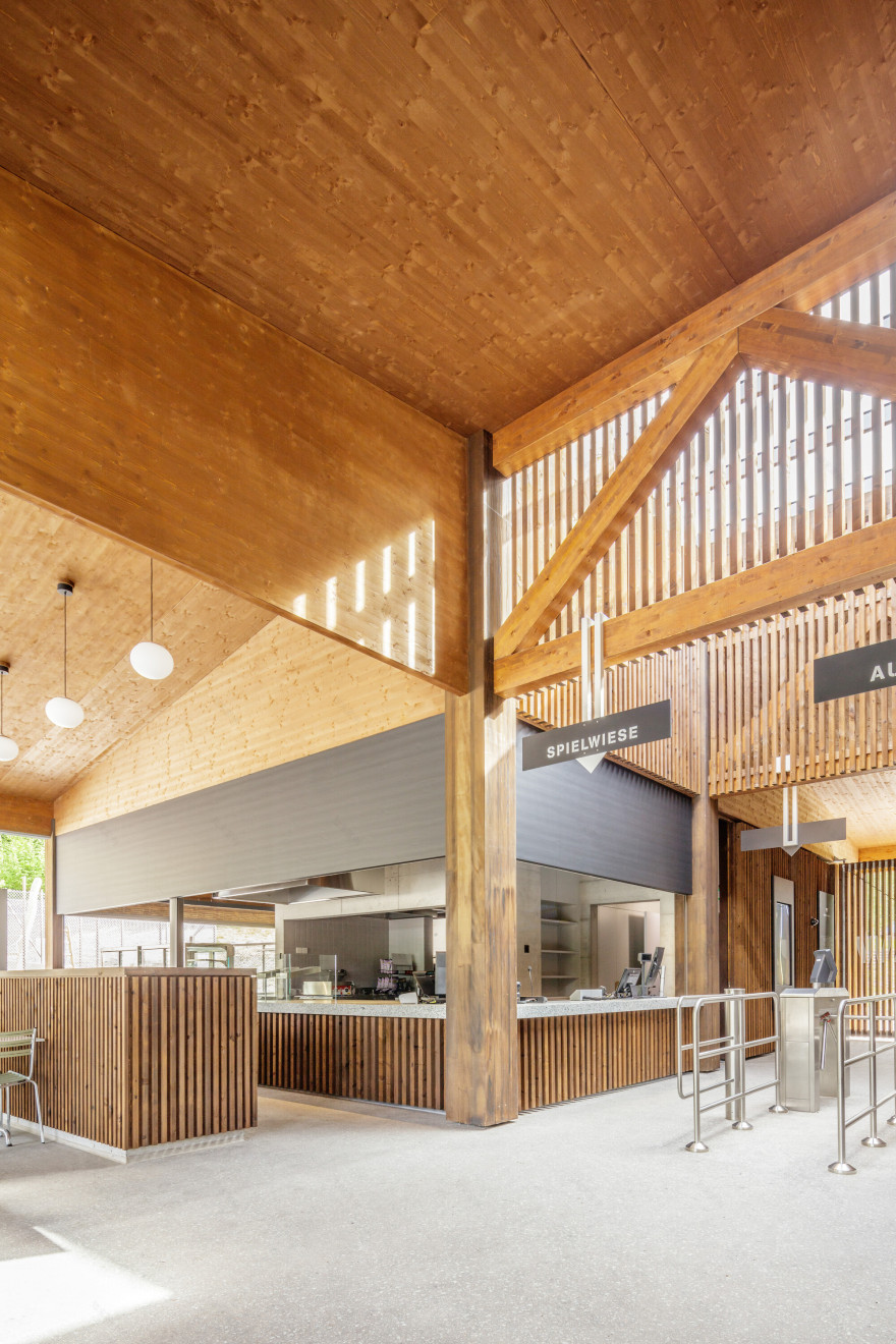 森林泳池齐默格格丨瑞士卢塞恩丨Brechbuehler Walser Architekten-33