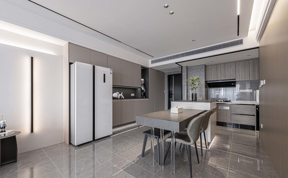 120 平现代质感极简之家-36