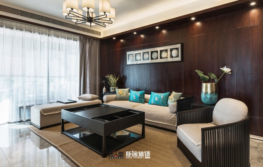 素年锦时,岁月静好——合肥180㎡新中式住宅 名人堂-征途装饰-10