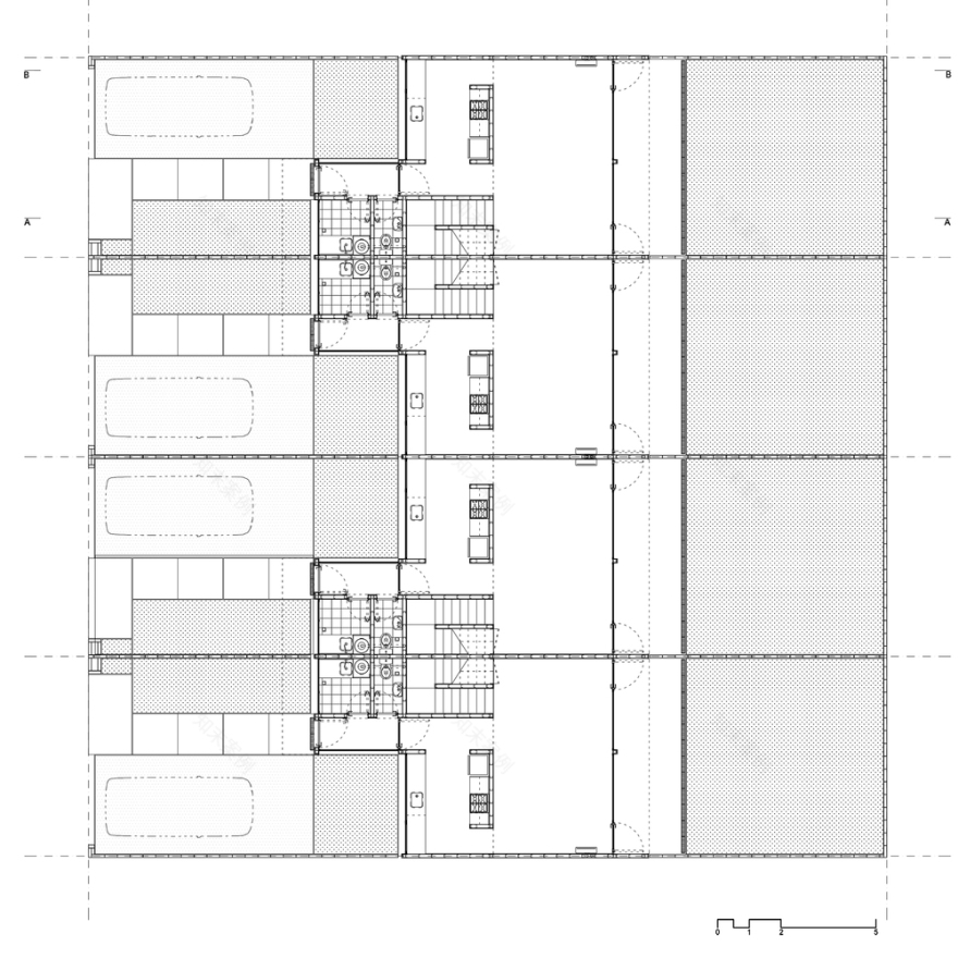 阿根廷城市广场上的黑色钢构住宅群-67