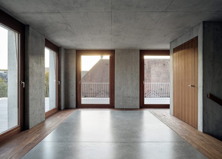 瑞士班霍夫大街公寓扩建,历史建筑重生现代风-15