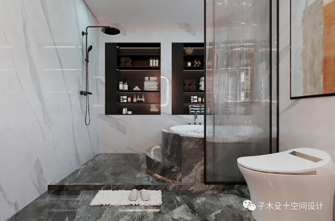 现代轻奢的家居艺术,吉林 1000㎡空间设计解读丨中国吉林丨子木殳十空间设计-24