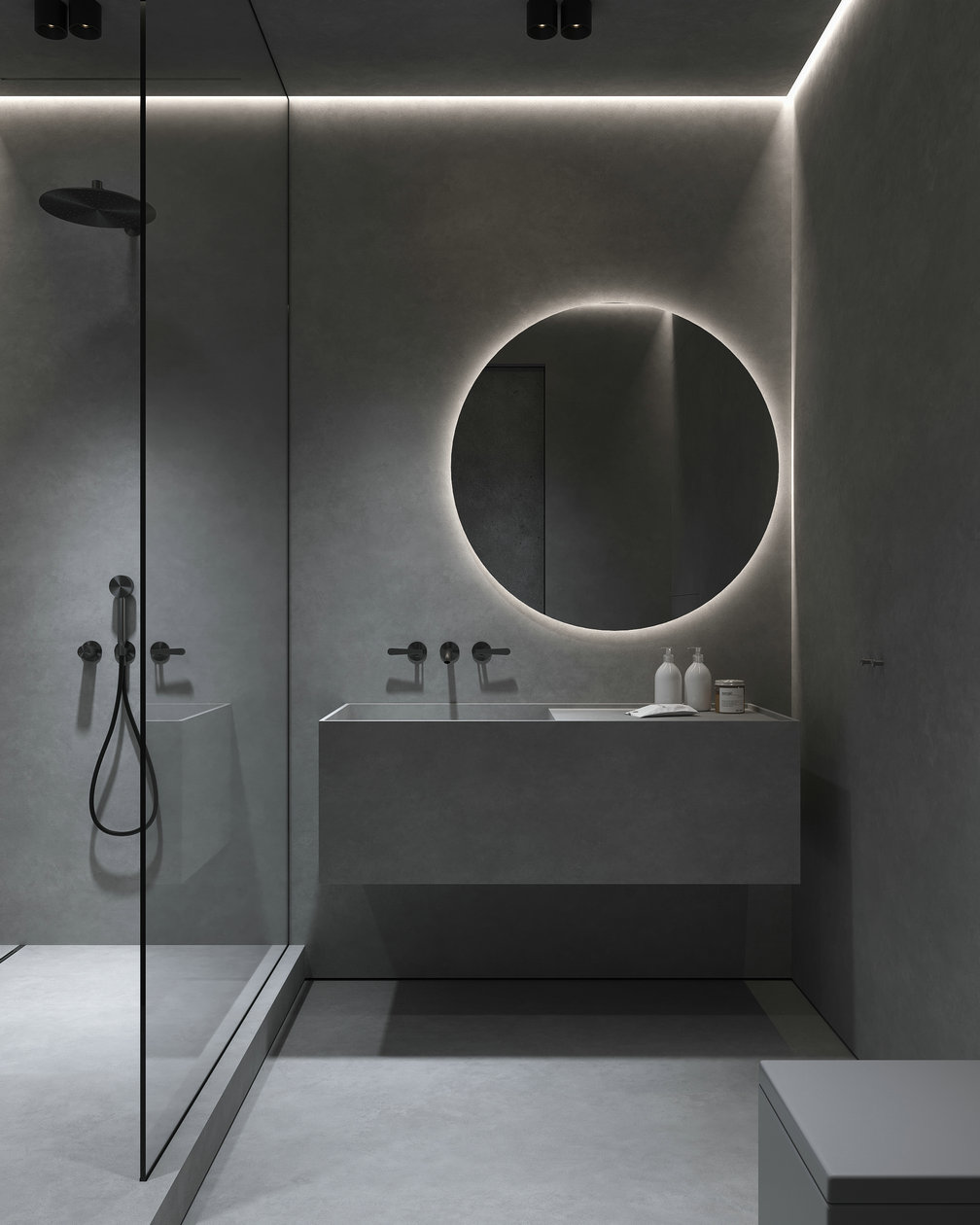 深色系公寓设计-14