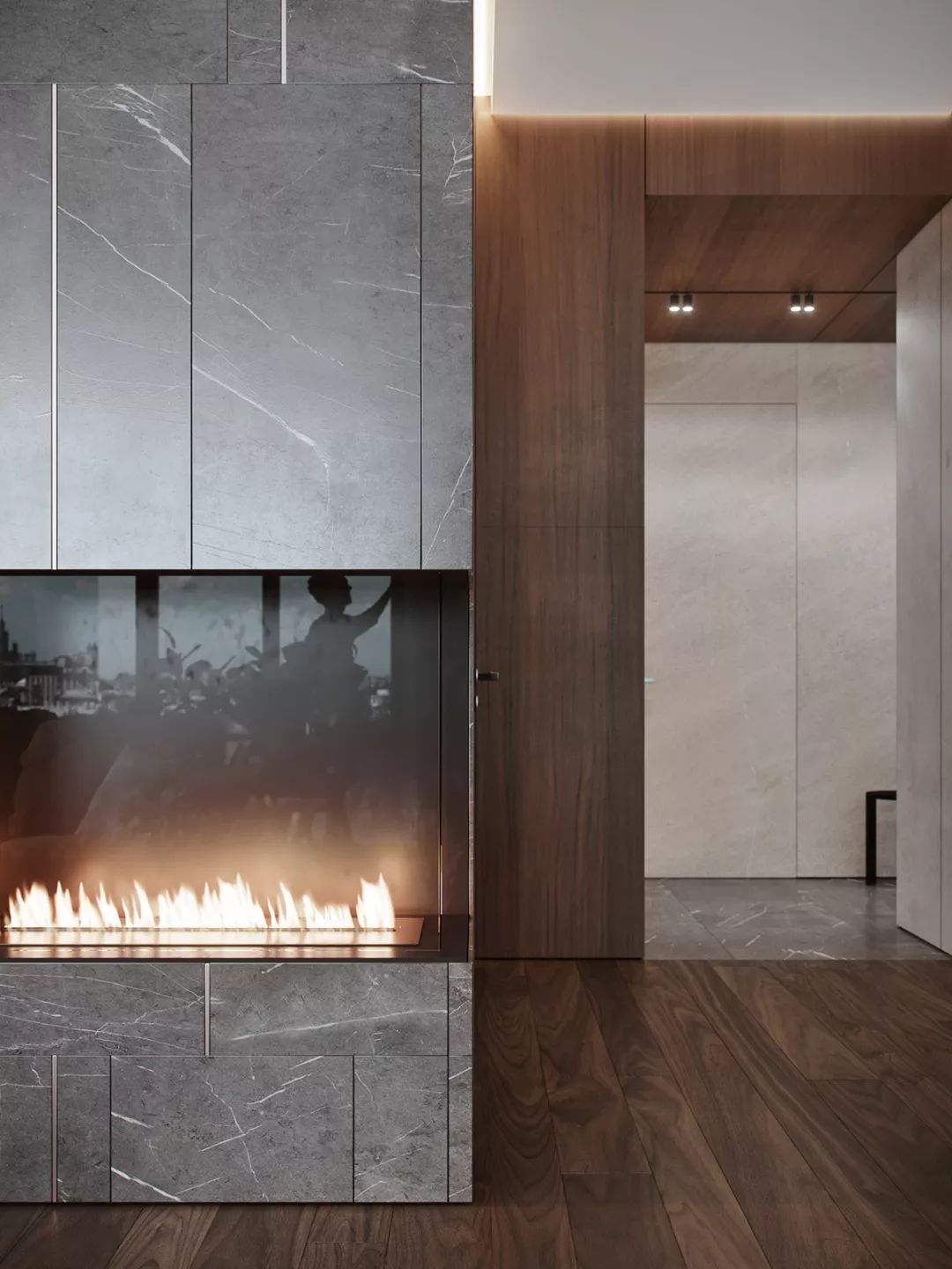 125㎡简约时尚温婉家居设计-17