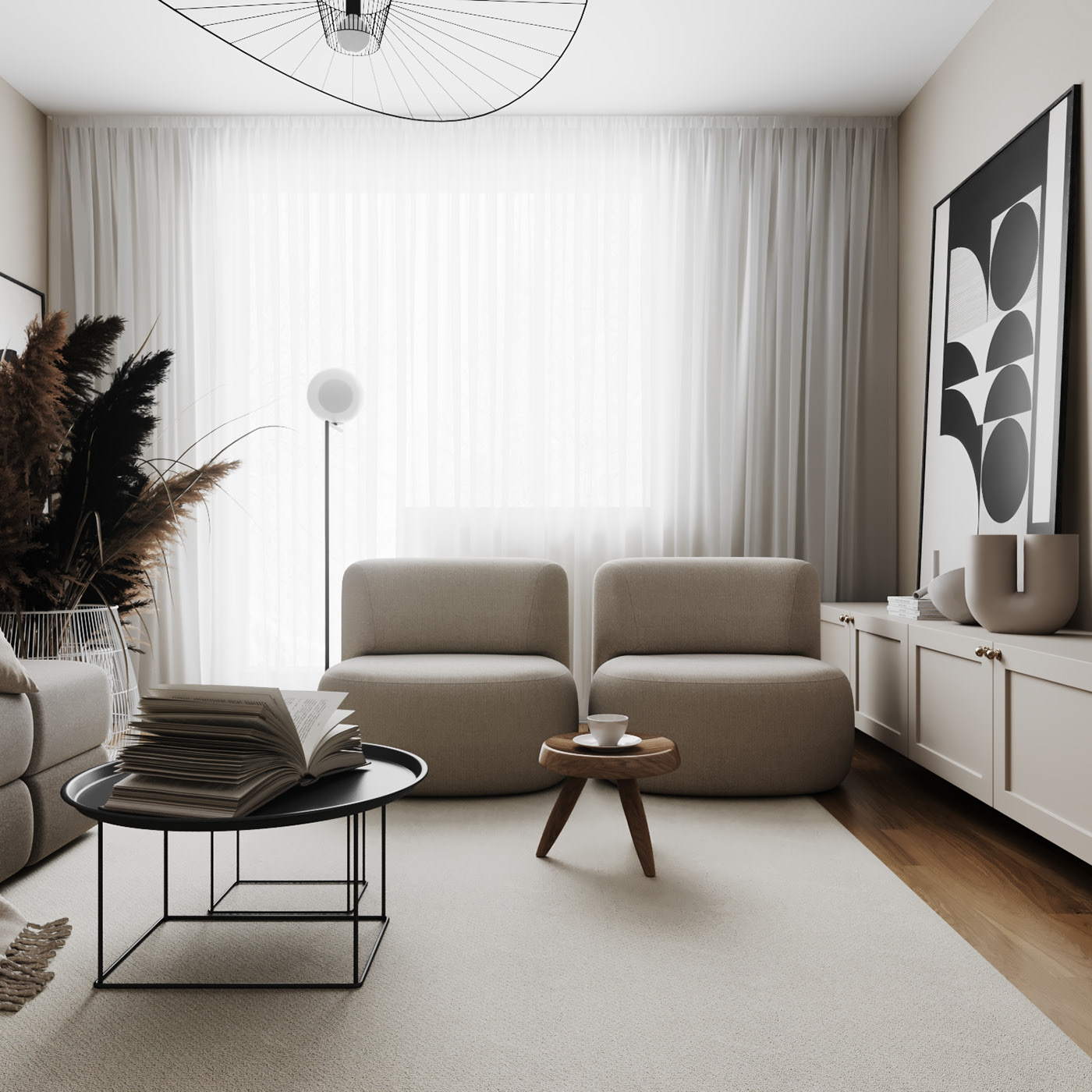 中性色系住宅丨中国-4