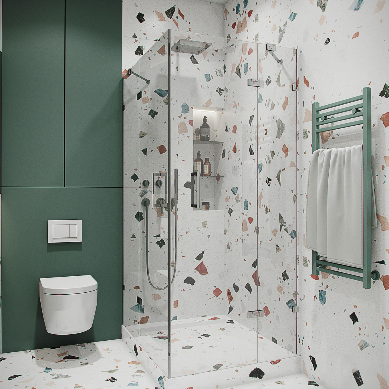 绿意盎然 | 揭秘灰绿色家居设计的魅力-33