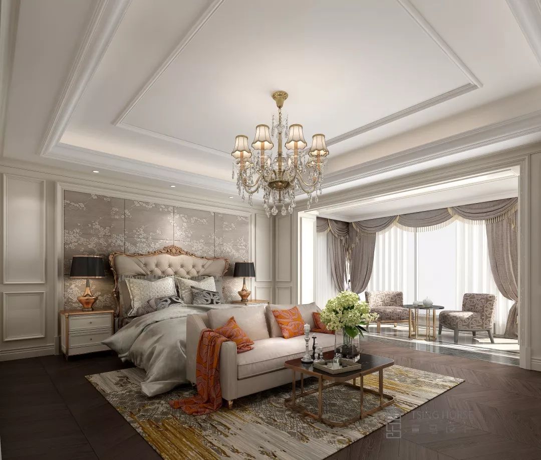 华侨城·108 坊新法式风格家装设计-54