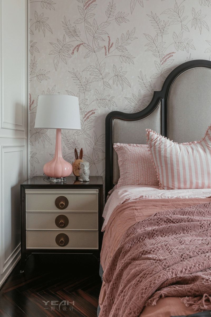 中南雅苑 | 140m² | 美式风格 | 奶油蓝与火烈鸟粉的完美融合-25