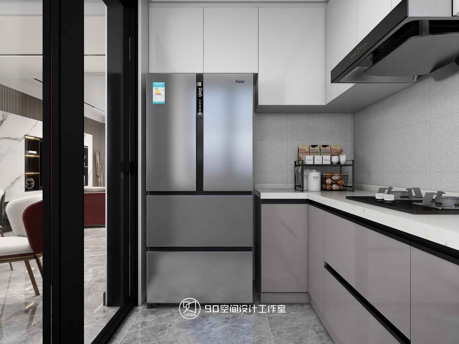 《爱家花苑》130 平方现代风格设计-25