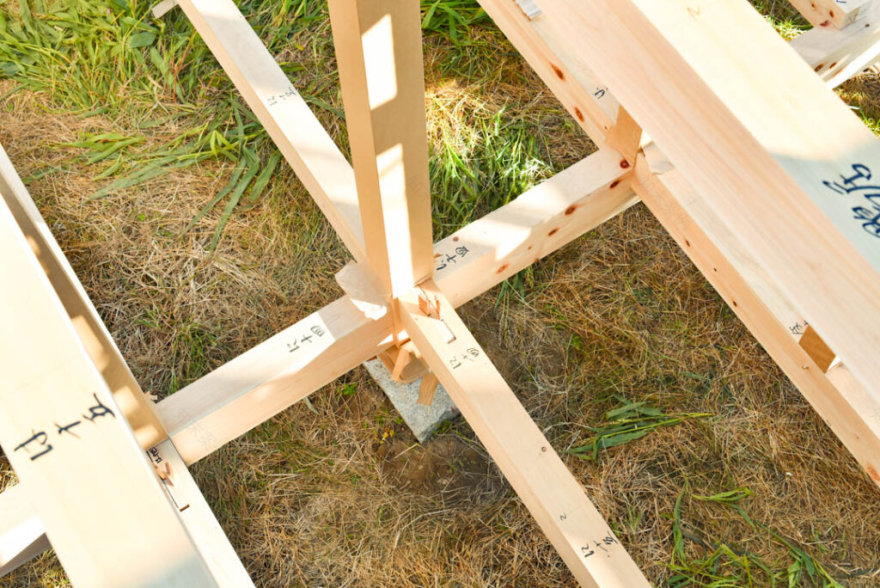 根の上の石場建て8 建前丨水野设计室-78