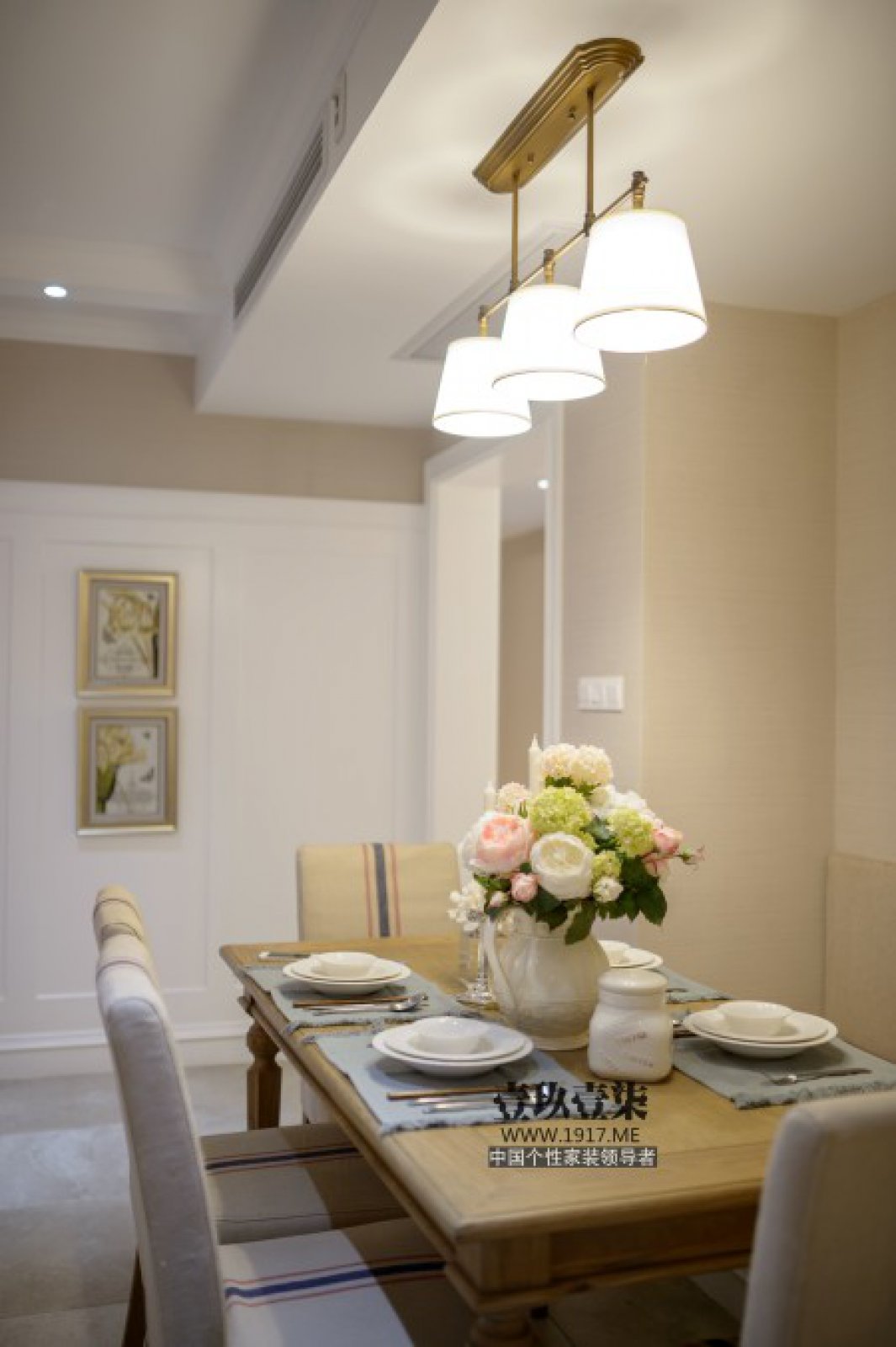 143㎡摩登美式住宅设计-21