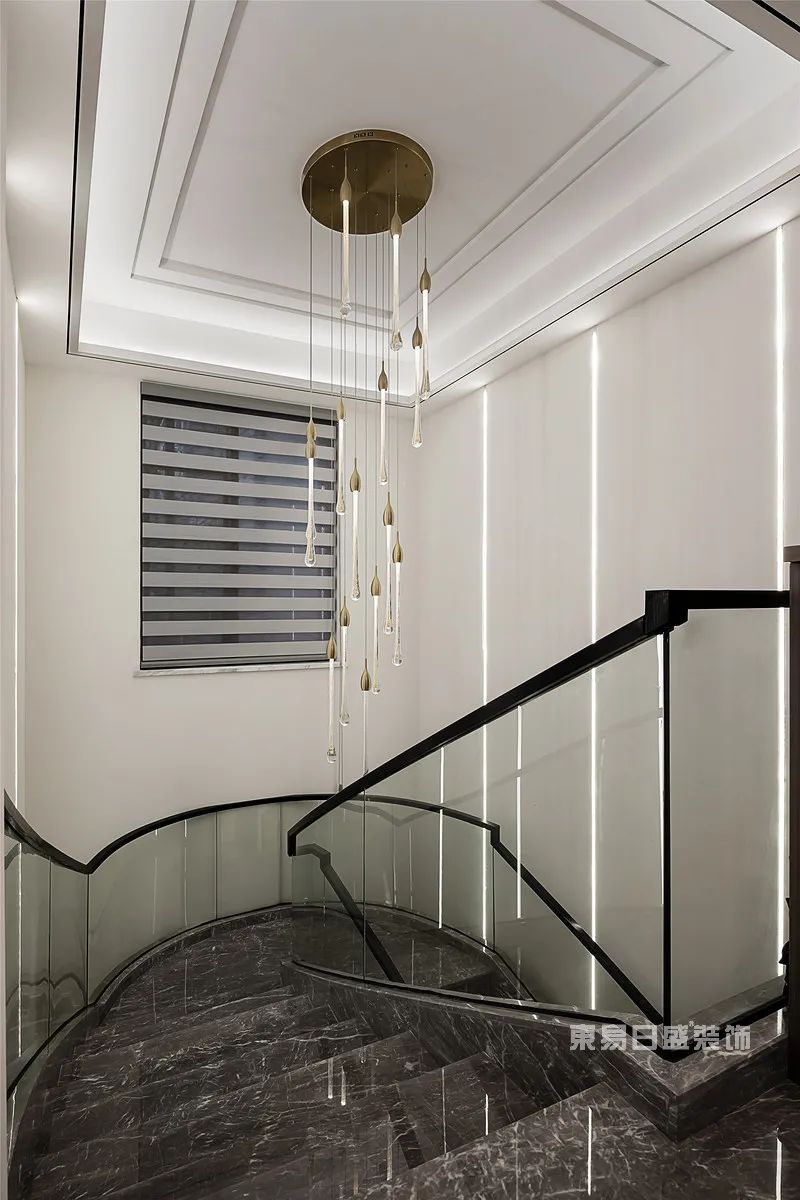 500㎡美式风实拍，瞳孔里开出烟灰色的花朵-42