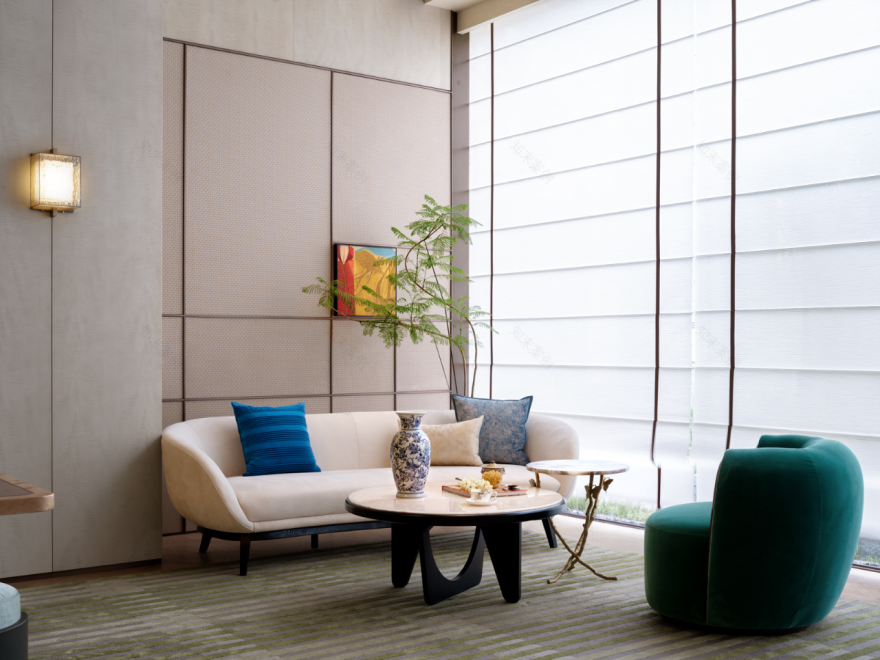 曲江金茂府丨中国西安丨软装SRD丨赛瑞迪普,室内水平线,艺术品他物-72