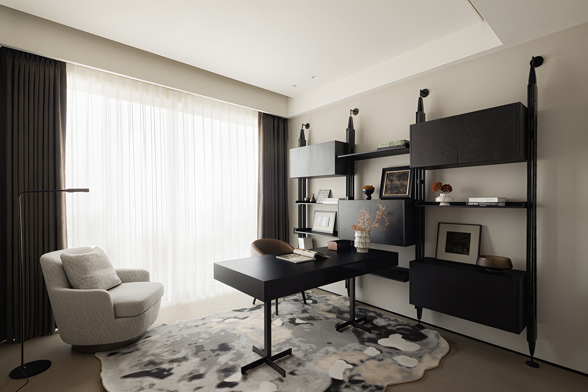 杭州345㎡简约大平层丨中国杭州丨力设计-30