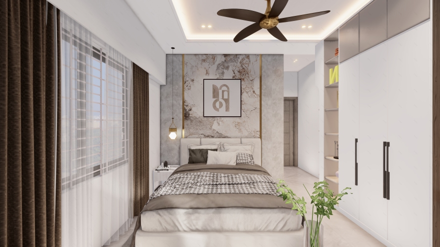 Mr· Forhad的3D室内可视化项目丨孟加拉国-23