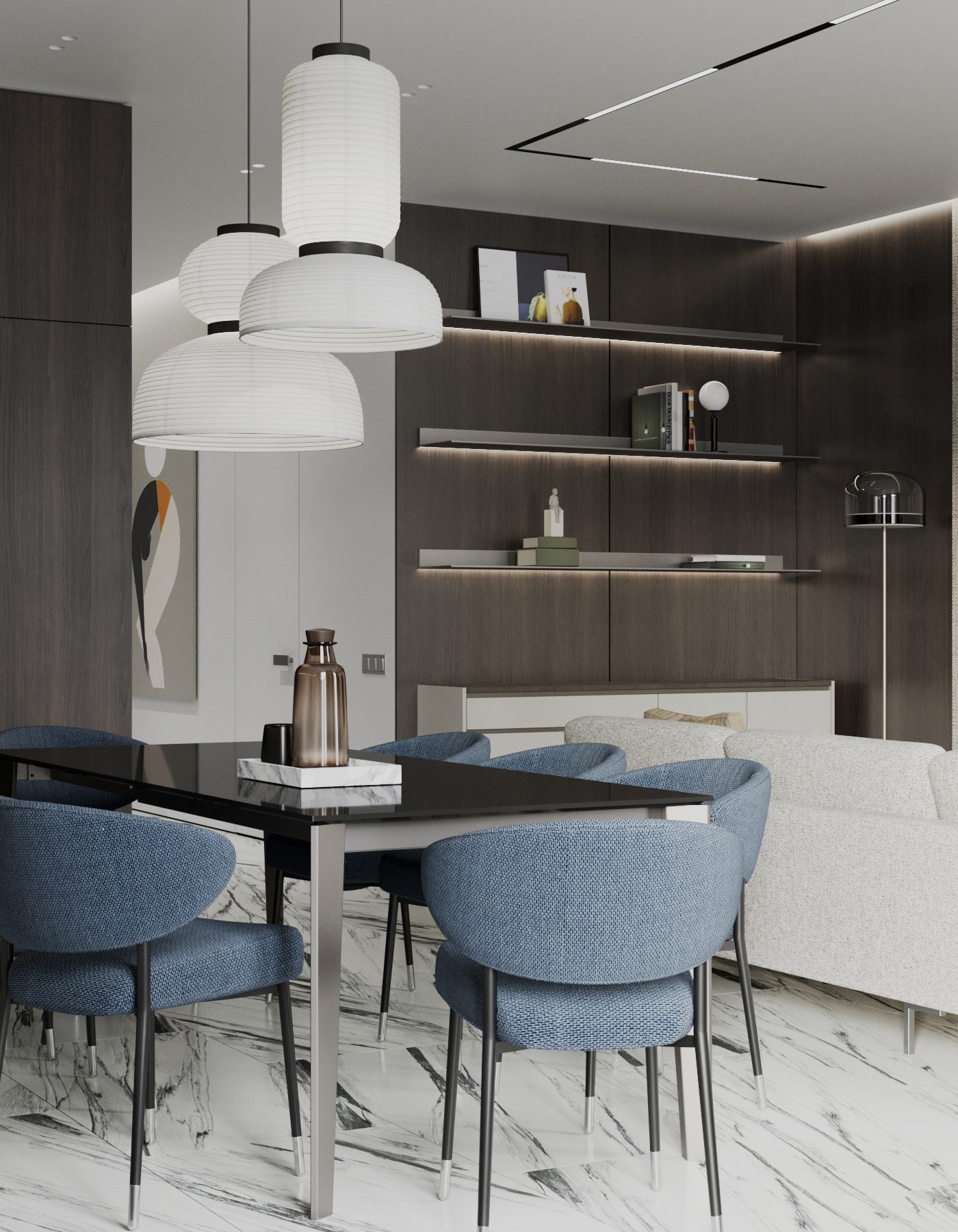 圣彼得堡 105㎡住宅设计丨俄罗斯圣彼得堡-11