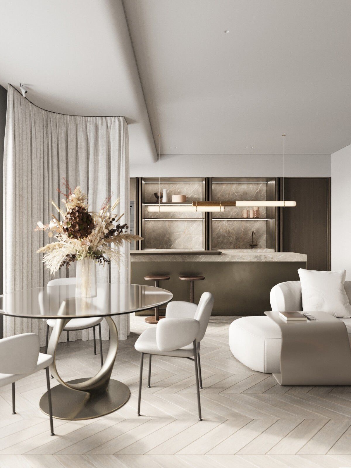 110㎡简约风住宅设计 超精致-7