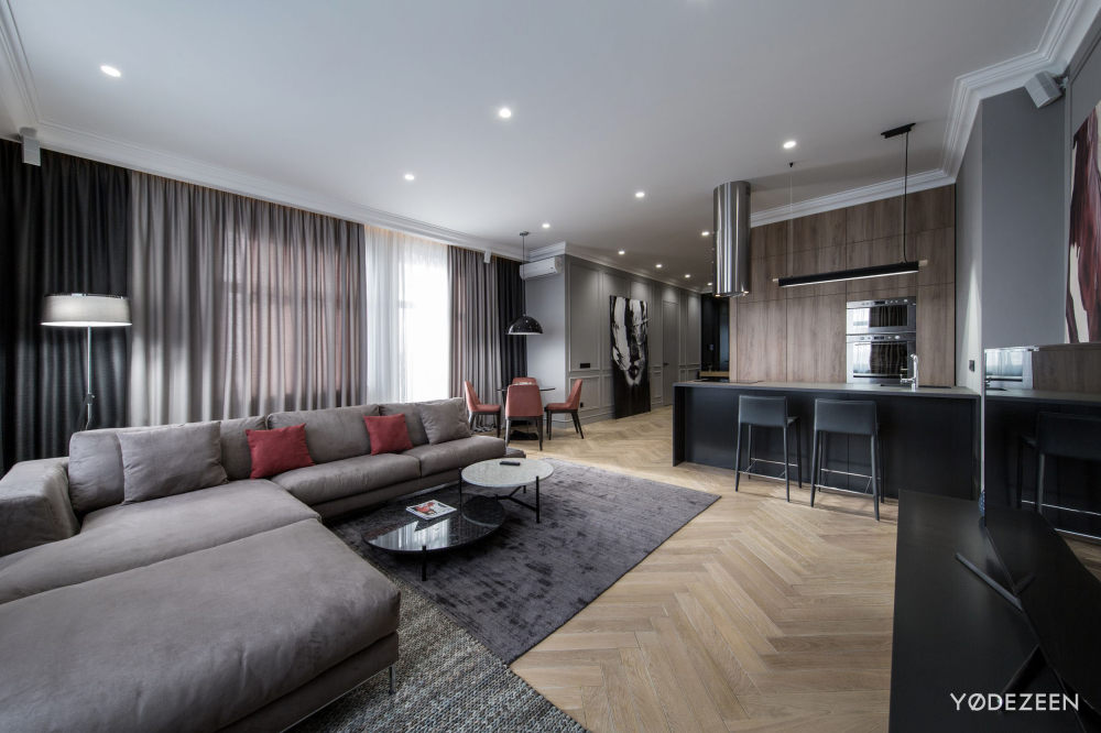 现代欧式混搭风某国外样板房设计-29