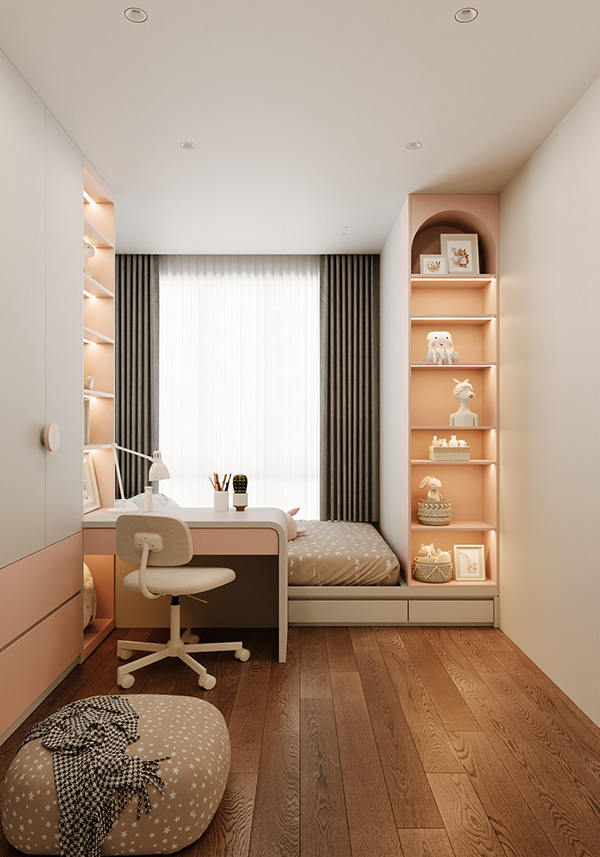 Balanced Serenity - Wood & Charcoal Contrast-16