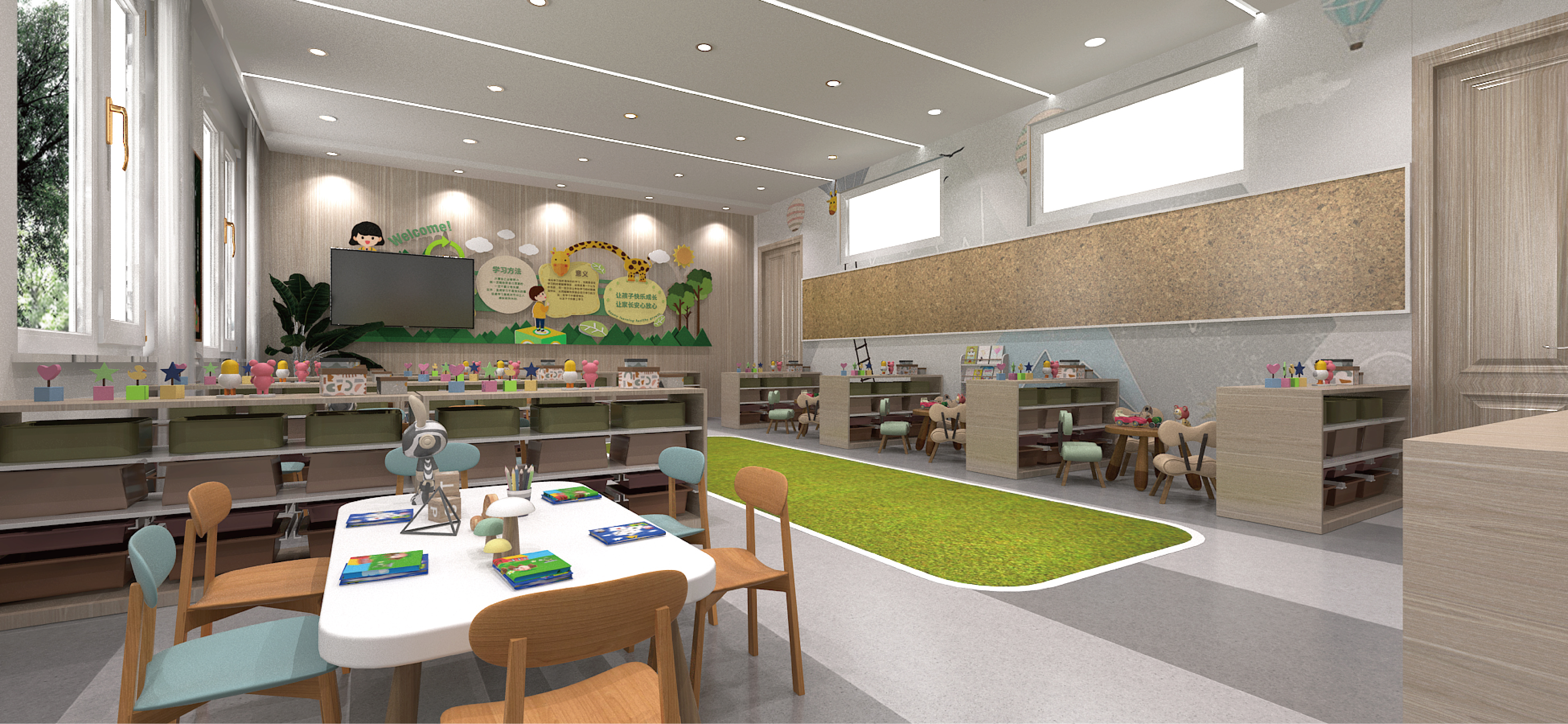 石家庄某学校内部各功能教室设计-6