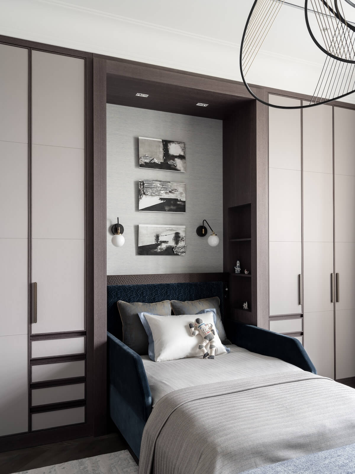 豪华太空主题公寓设计丨俄罗斯莫斯科丨Sergeeva Irina & Alimbekova Olga-37