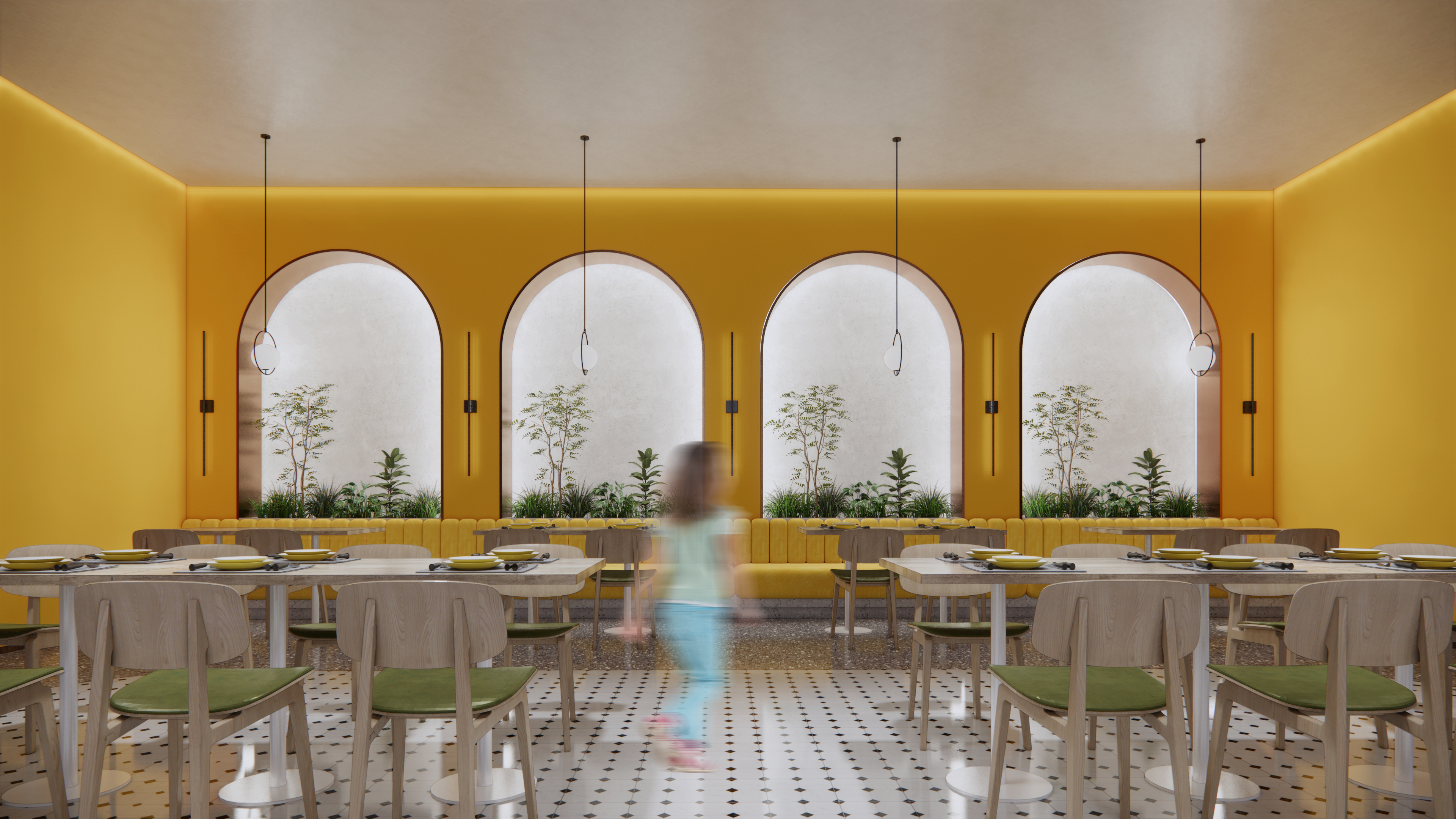 亲子空间%儿童餐厅设计-1