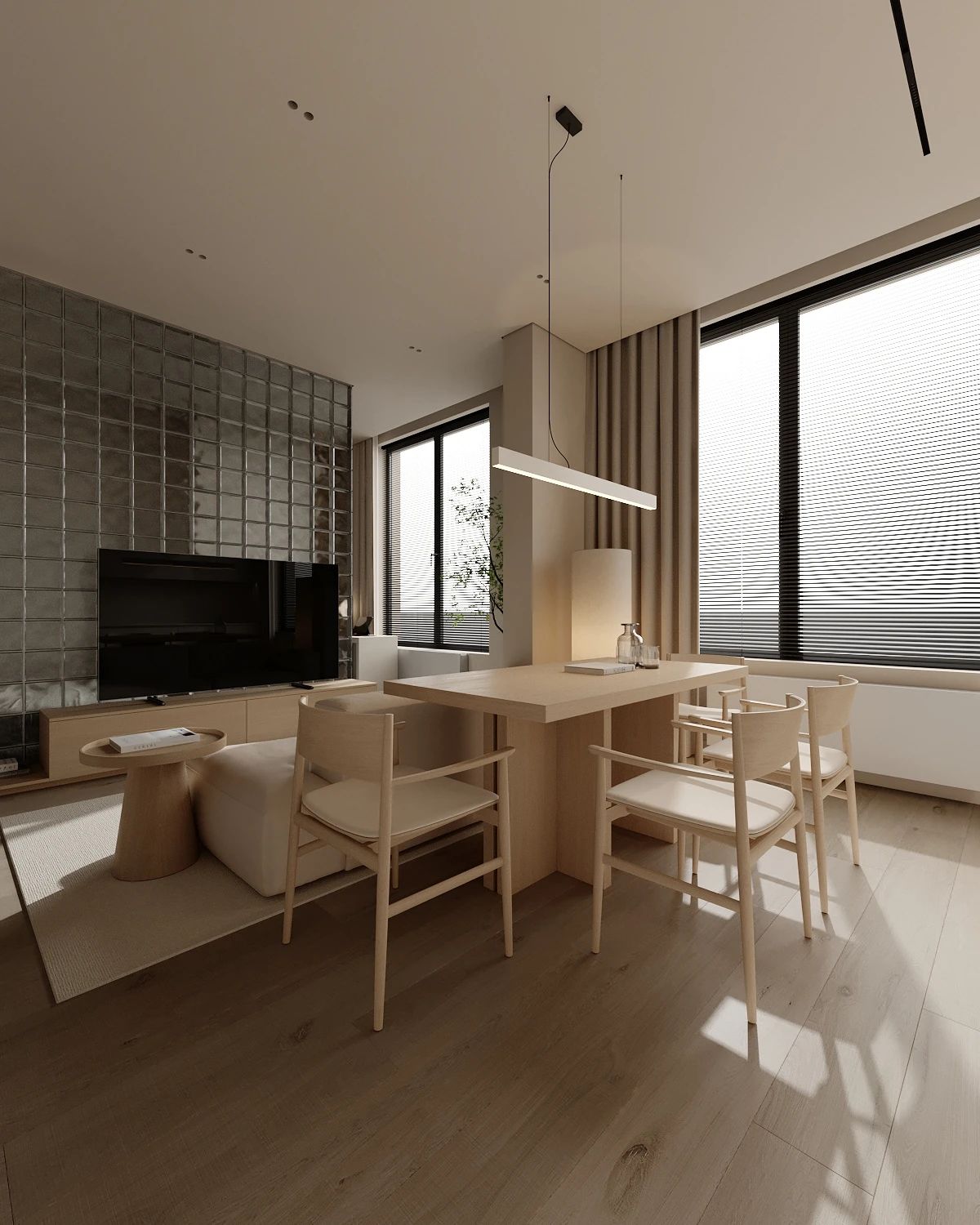 原木系奶油风空间设计丨哈萨克斯坦阿拉木图丨Ursa Studio-9