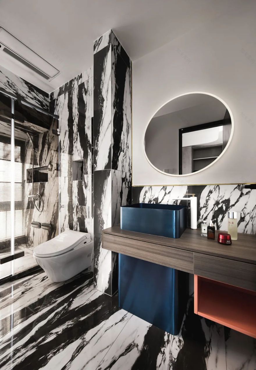 撞色个性都市 90 后住宅设计-62