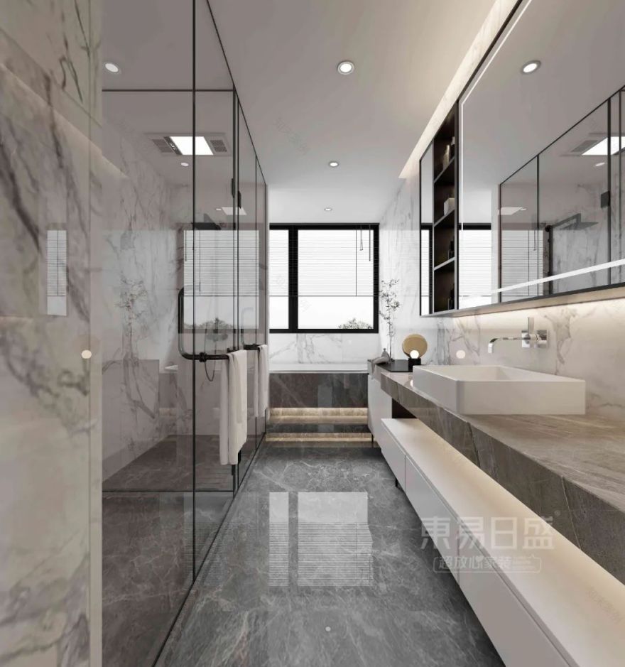 257㎡现代极简大平层装修,临窗即心动-41