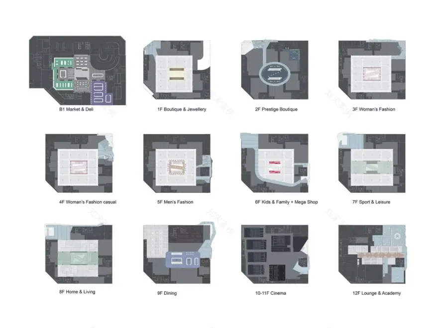 韩国光教Galleria百货商场丨韩国水原市丨OMA建筑事务所-23