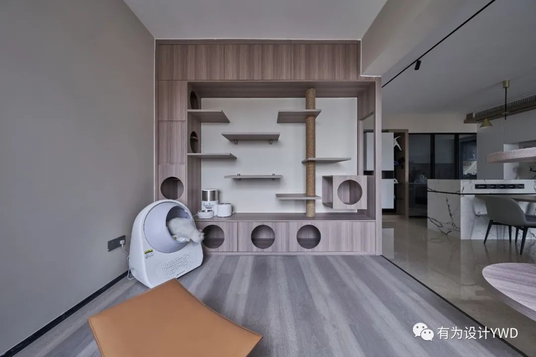 猫肥家润 · 138㎡四室猫宅的现代主义探索丨中国佛山丨佛山有为室内设计有限公司-45