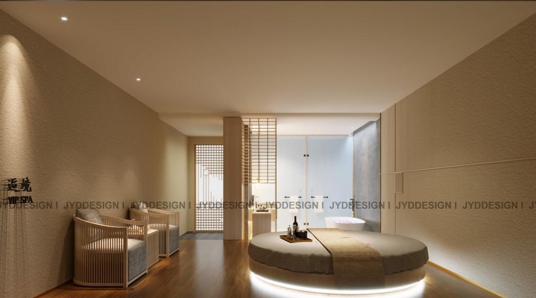 
JYD设计北京日式禅意SPA高端私人会所 -5