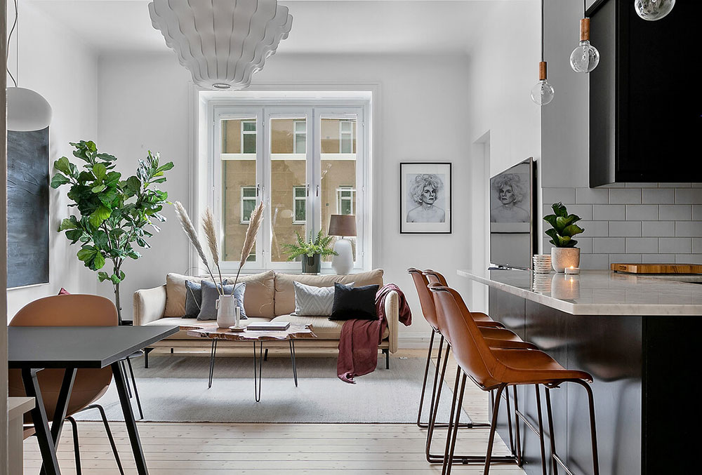 斯德哥尔摩时尚北欧公寓设计-1