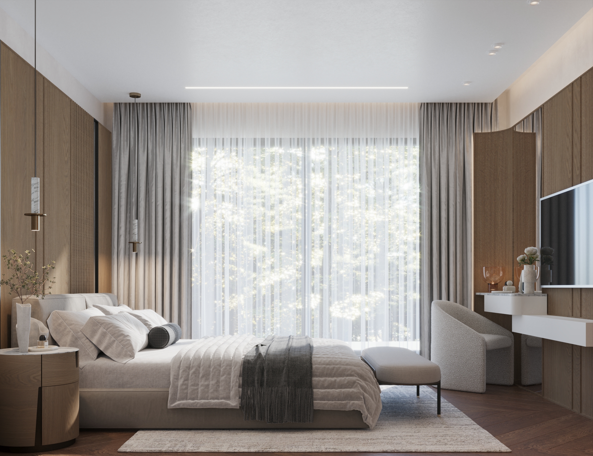 棕榈山主卧室-4