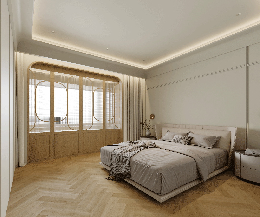 示觉设计|307㎡绿城黄浦湾,打破空间界限,实现多元化生活场景-40