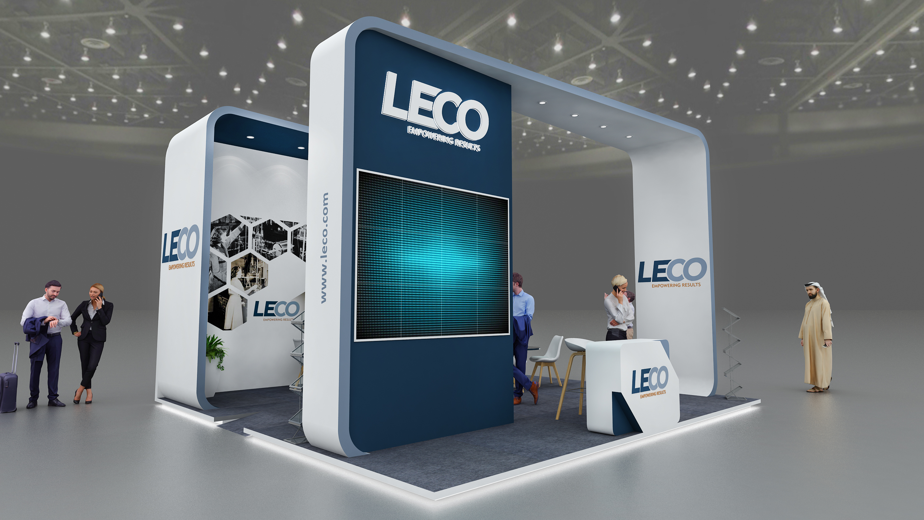 Design concept for exhibition stand - LECO-0
