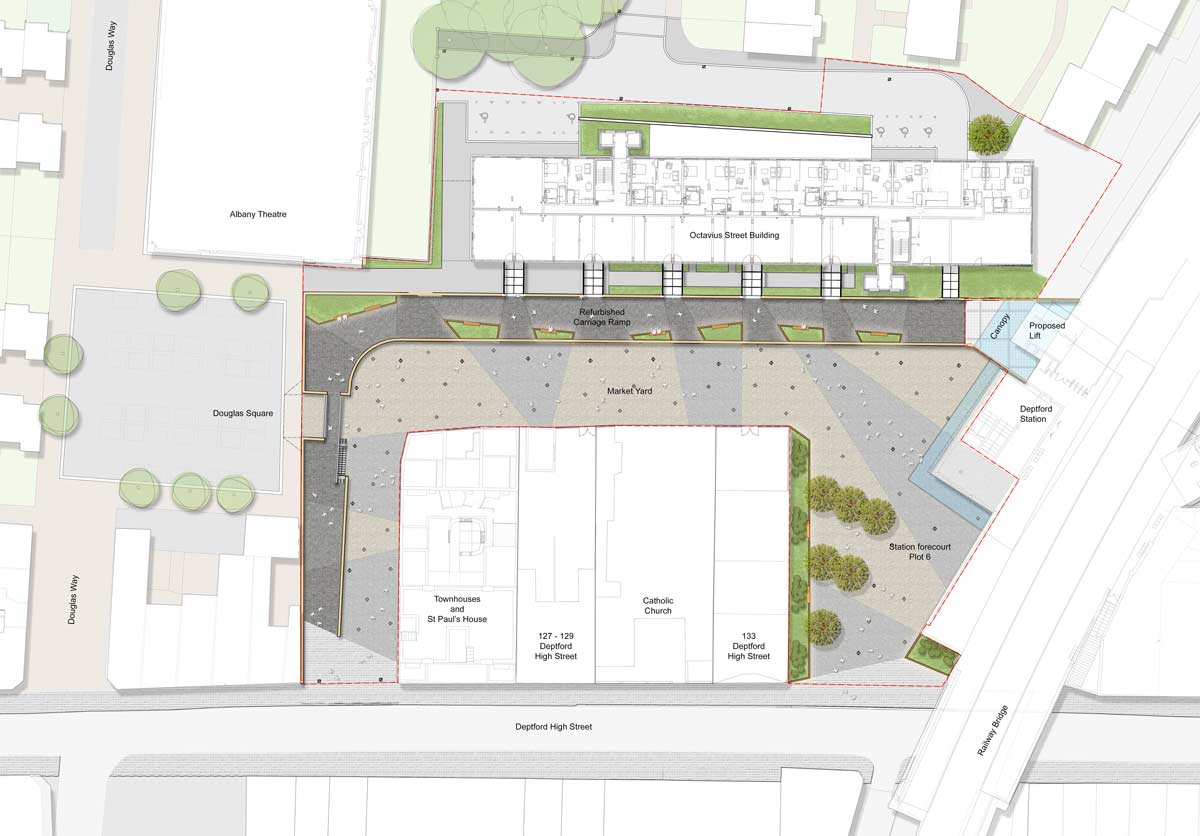 伦敦 Deptford 项目 | 古老铁路结构的复兴-2