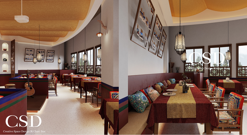 藏式主题餐厅·林卡仓丨中国长沙丨CSD建筑设计-65