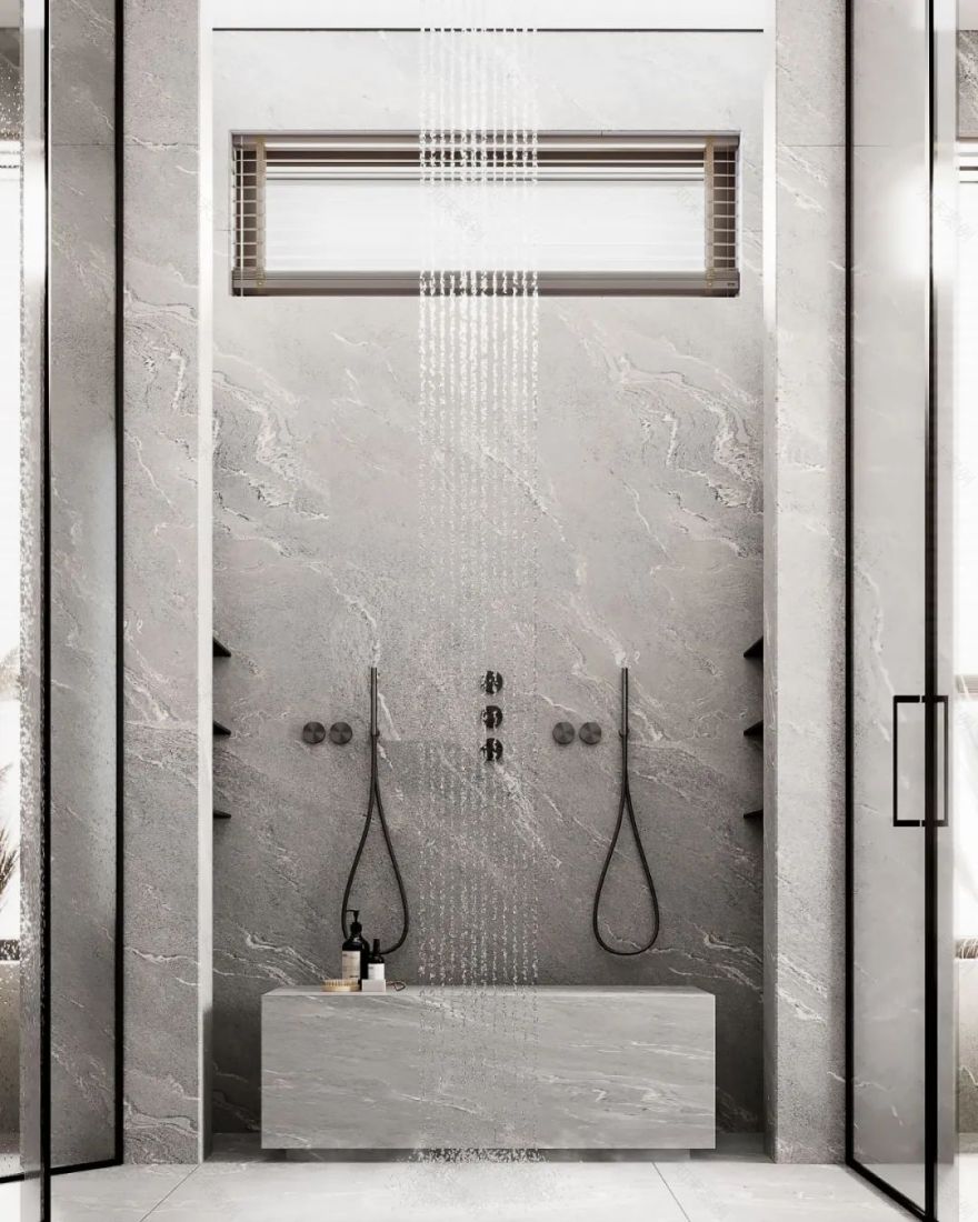 735㎡现代极简别墅设计丨LeQB Architects-77