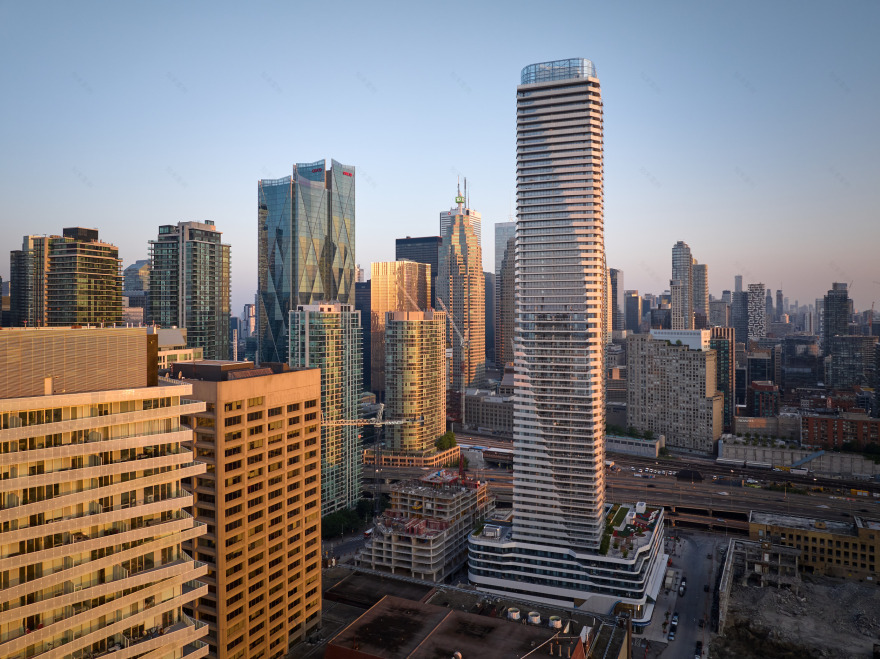 央街一号巅峰大厦(注:该翻译结合常见的建筑命名规律,Yonge一般指央街,Pinnacle有巅峰之意,One表示一号 ,在无更多背景信息下给出此翻译) 丨加拿大多伦多丨Hariri Pontarini Architects-38