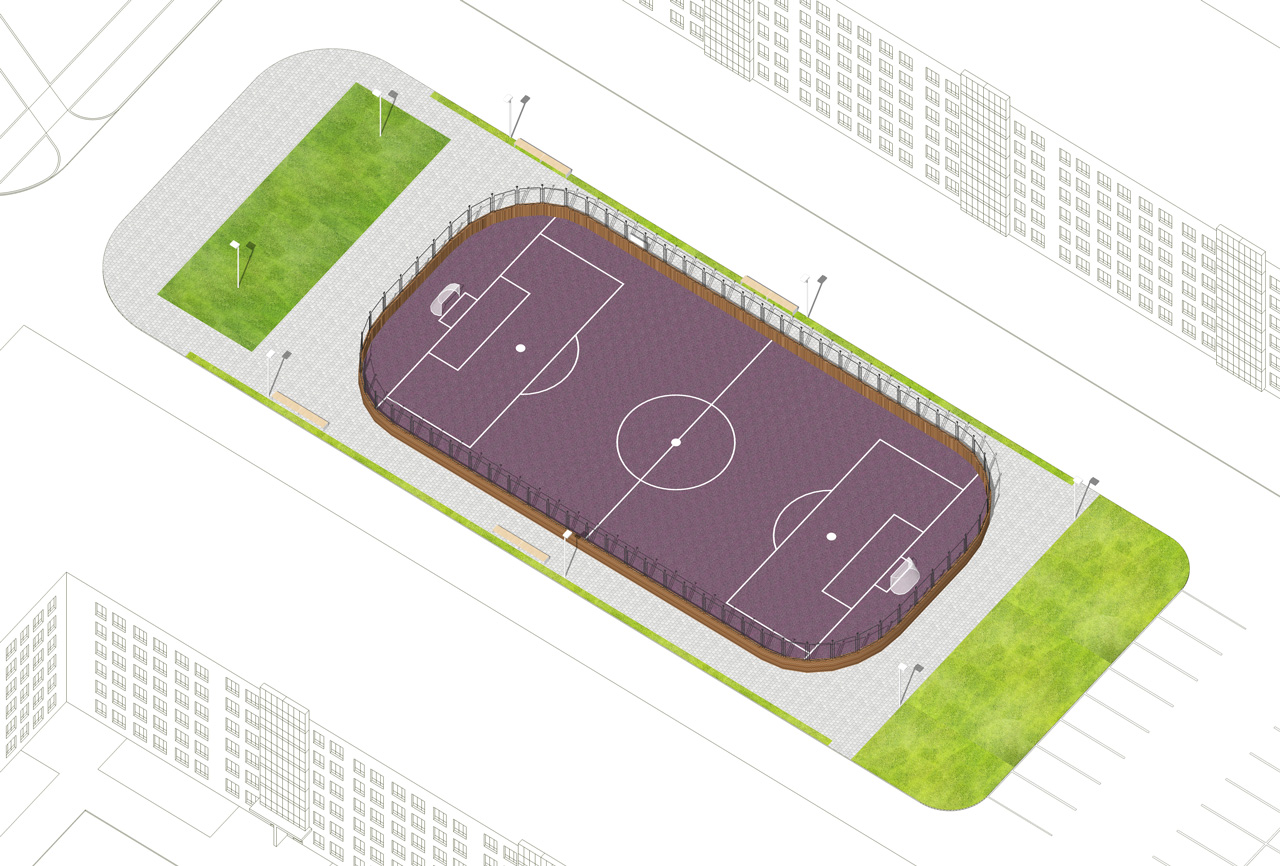 “Новомолоково” 第二阶段舒适级住宅综合体景观设计丨俄罗斯莫斯科丨Megabudka 建筑事务所-58
