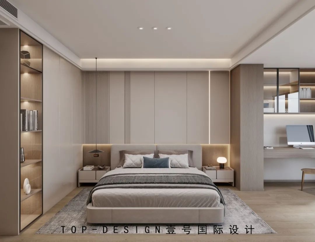 现代极简风家居设计丨壹号国际居奥装饰-27