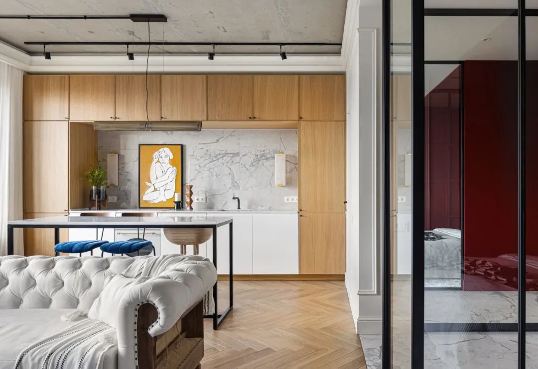 44 平米明亮雅致一居室设计丨Irina Shevchenko-25