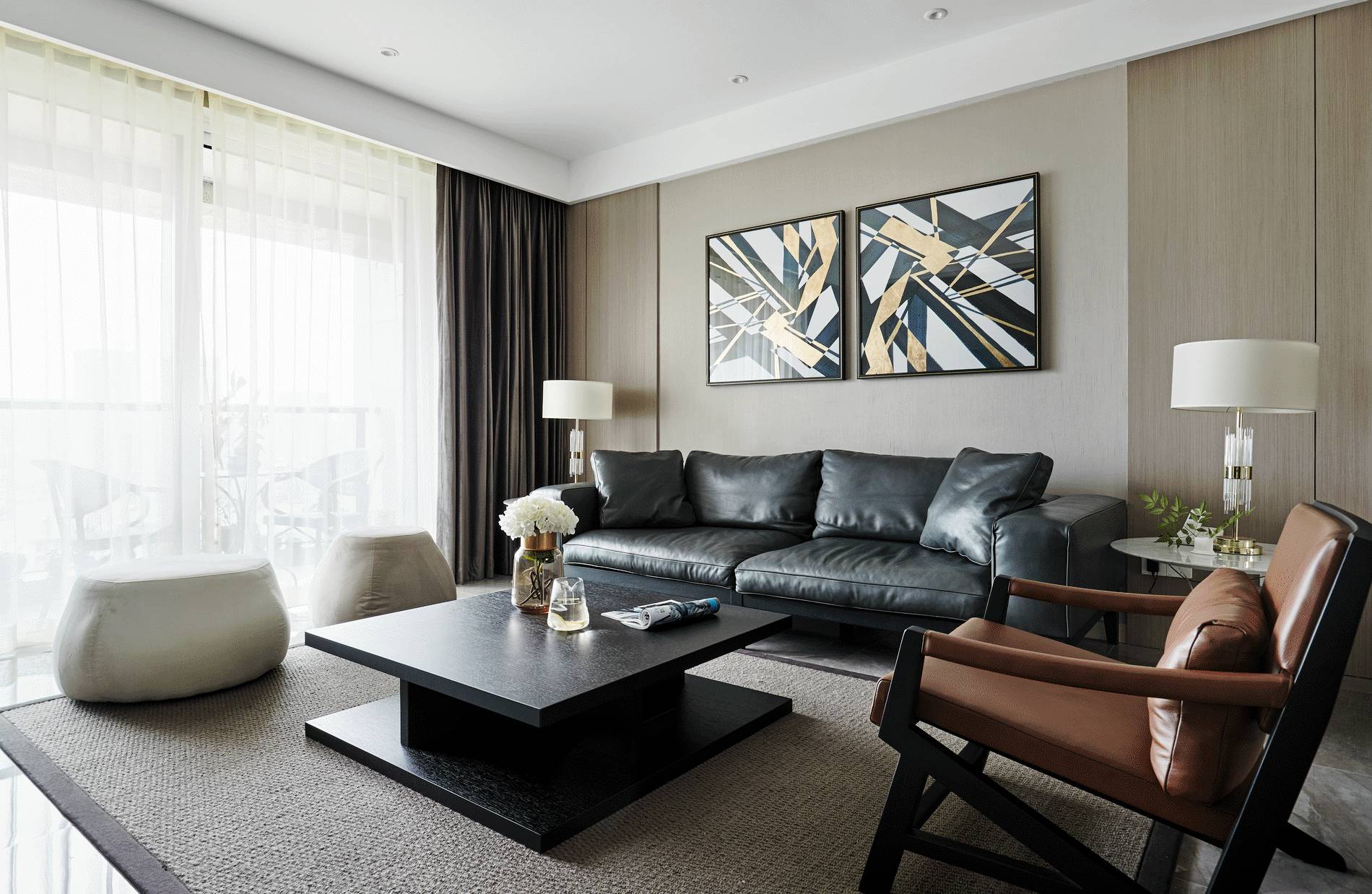 杭州湖滨花园别墅设计  力设计-6