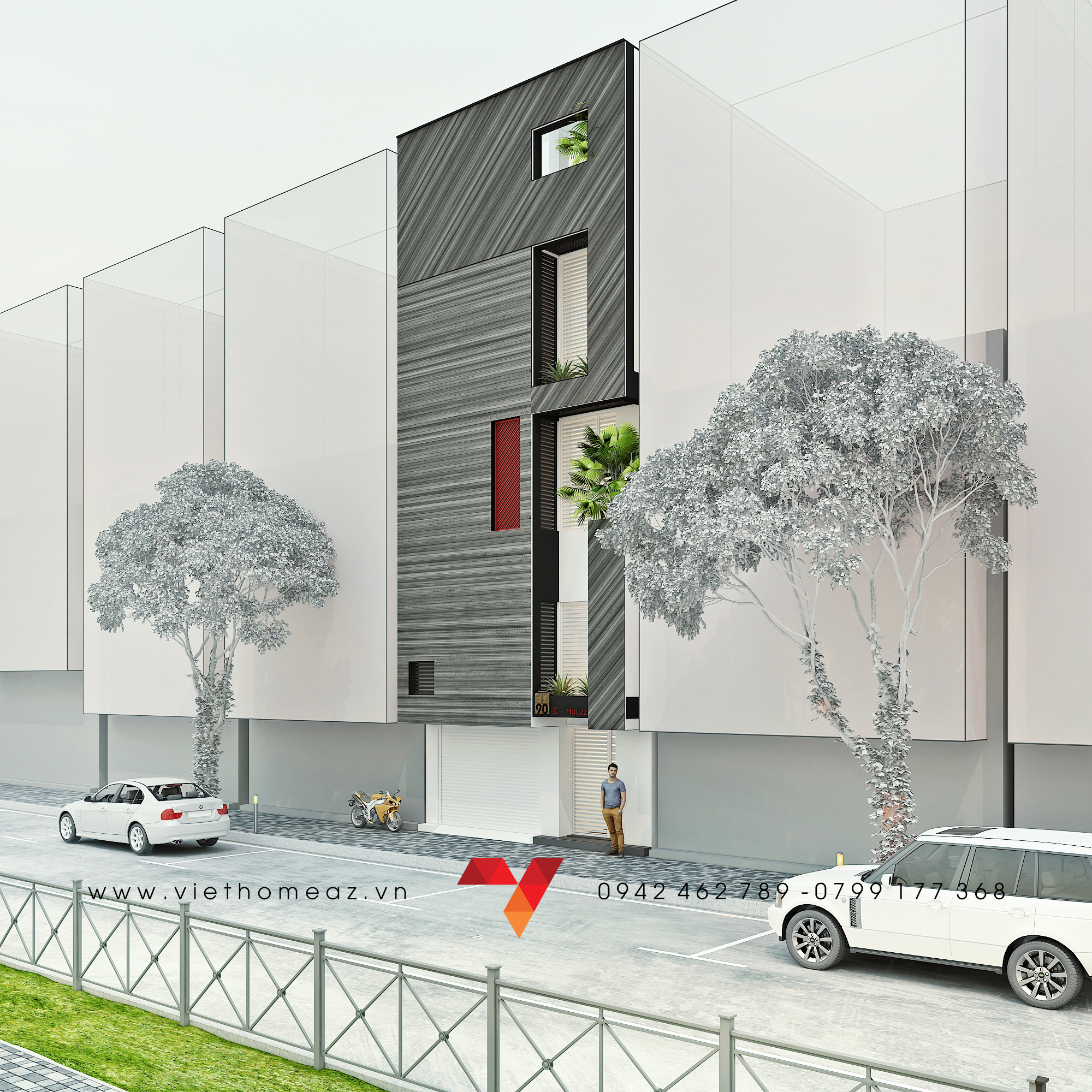 河内安义街房屋设计丨Kiến Trúc – Nội Thất VietHome-11