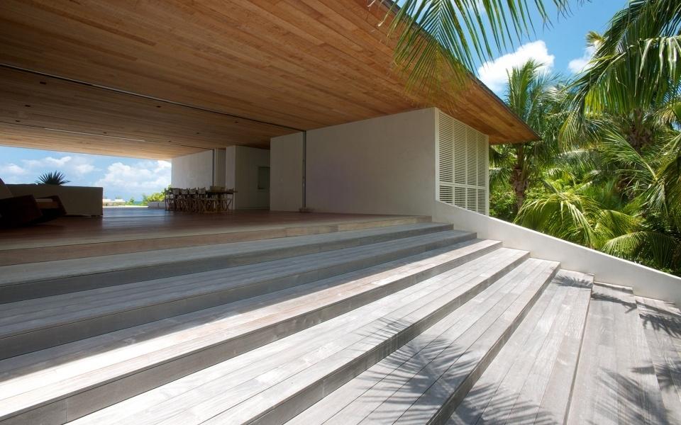 Oppenheim Architecture--巴哈马沙丘上的面朝大海的优雅住宅-11